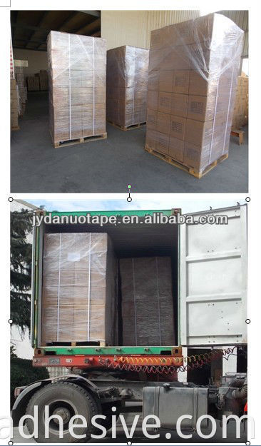HAVC Aluminium Foil Duct Adhesive Pita dengan pelapik